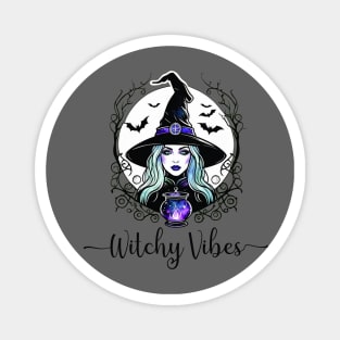 Witchy vibes brew halloween potion Magnet